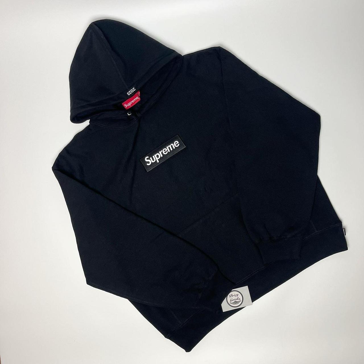 Fake supreme cheap hoodie black