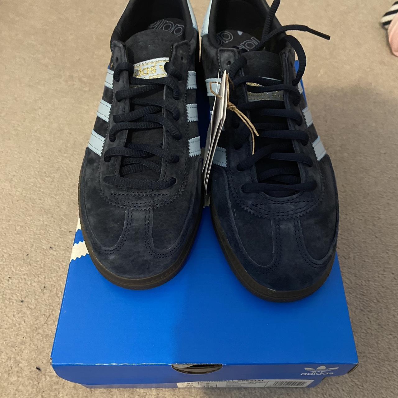 Adidas handball spezial navy gum uk 5 Brand new... - Depop