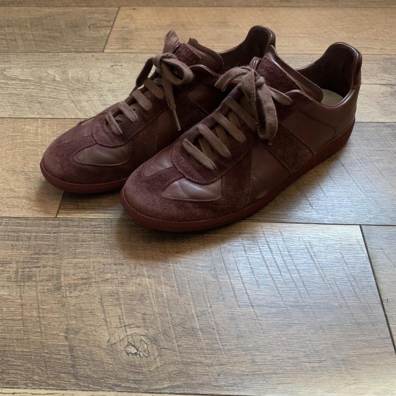 Maison margiela gats, Burgundy, Size 42 fit