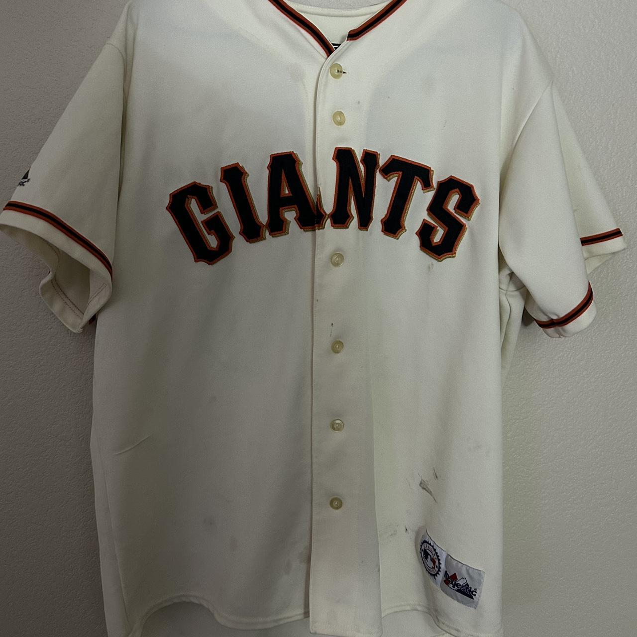 Barry Bonds San Fransisco Giants Jersey. Majestic, - Depop