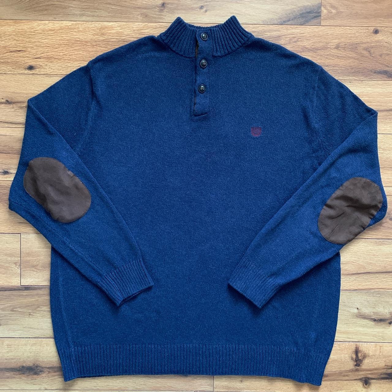 Chaps Men's Navy Sweatshirt | Depop