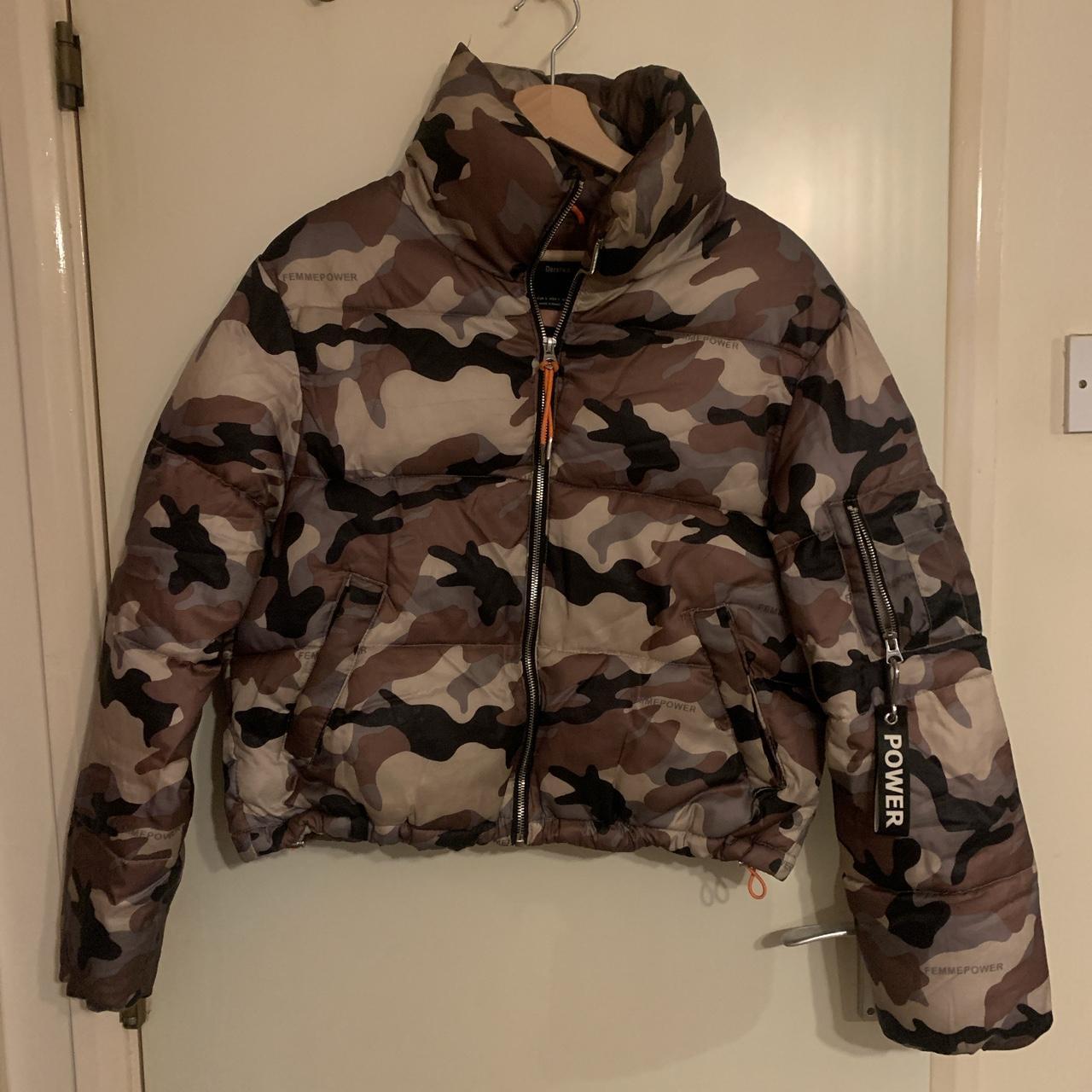 Bershka bomber / puffer jacket in size S #winter... - Depop