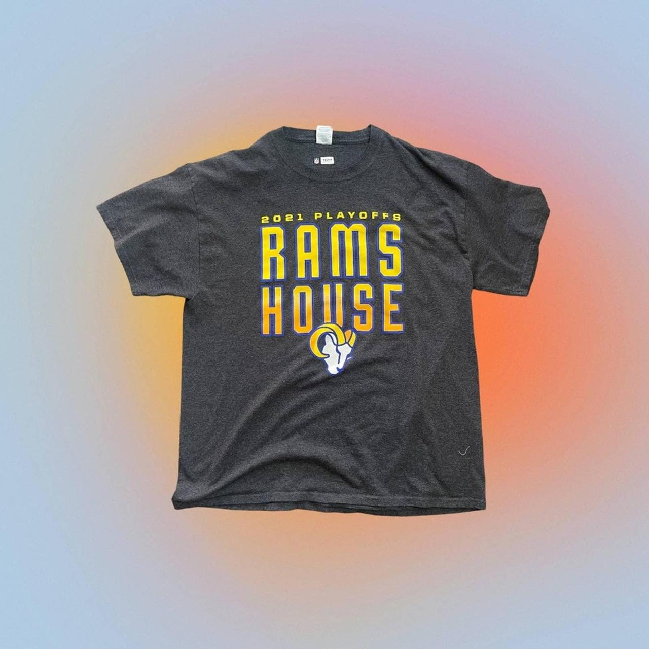 NFL APPAREL / LOS ANGELES RAMS - 2021 Playoffs Rams House T-Shirt Mens XL