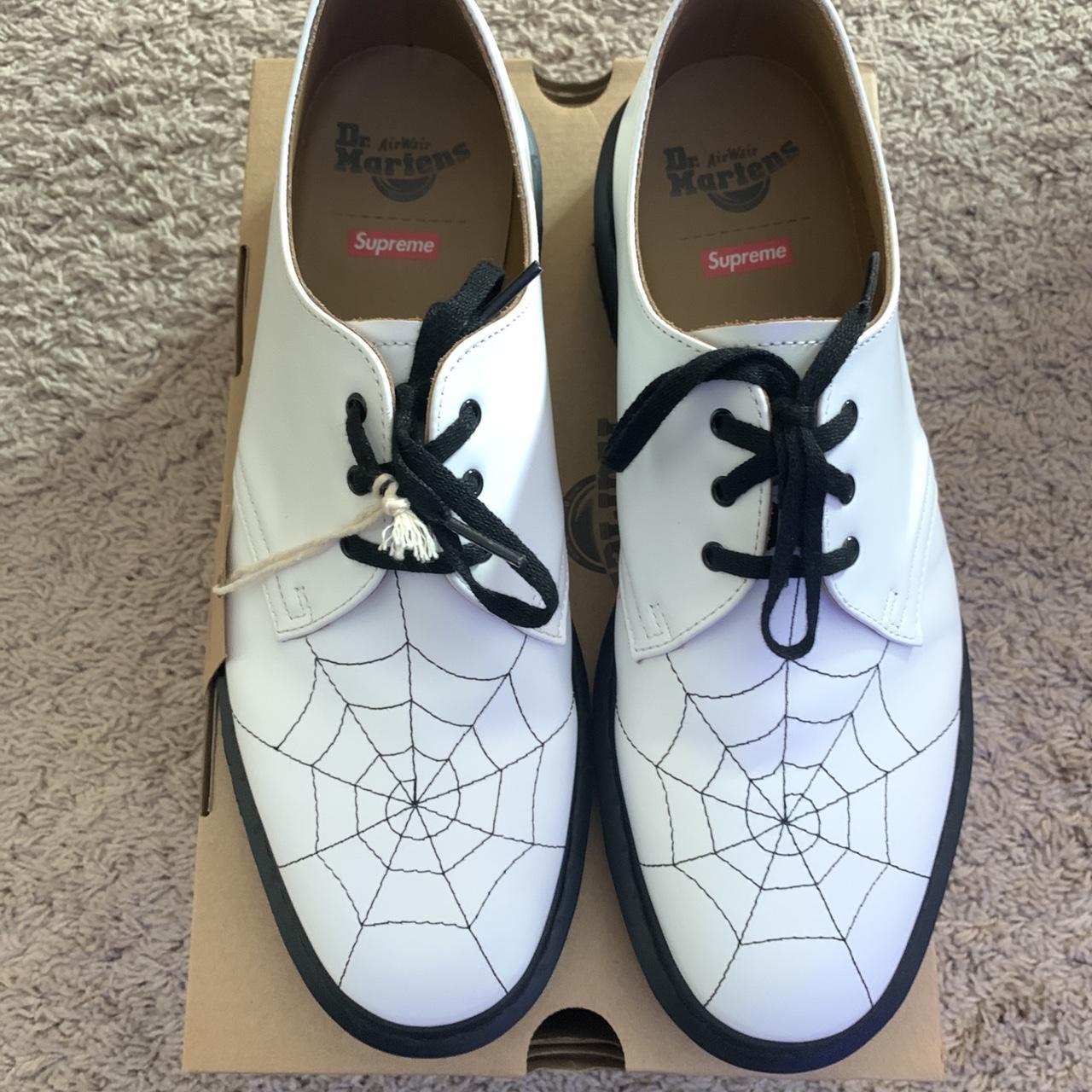 Supreme Doc Martens Spider Web Shoes Size 10 M. Worn...