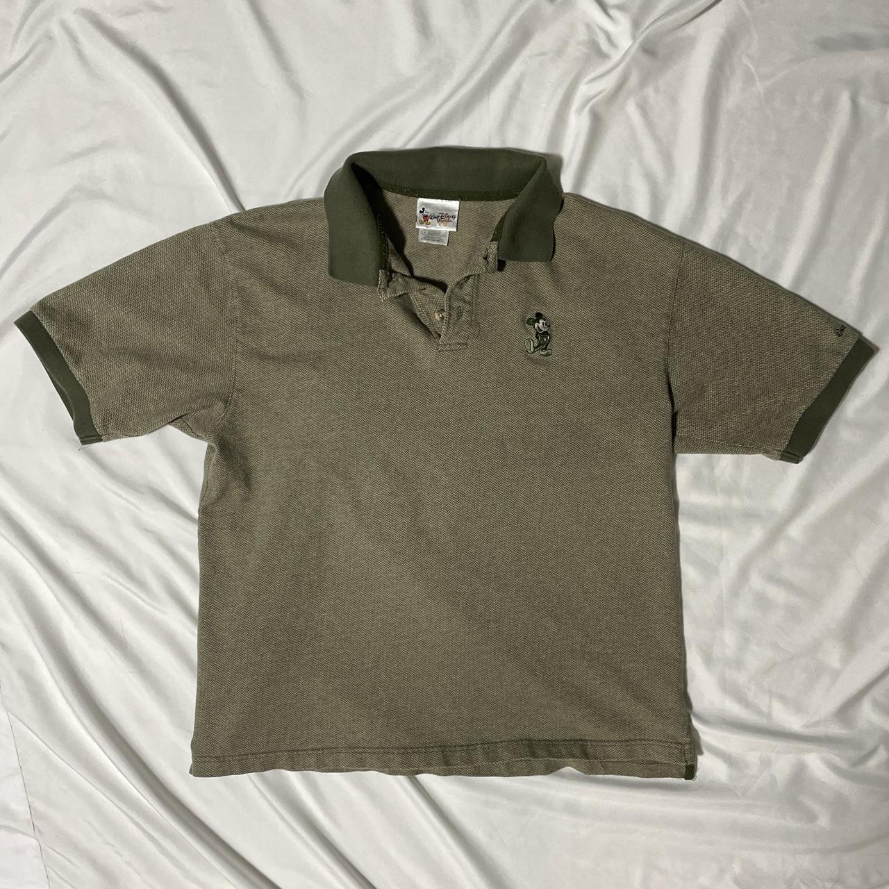 Men's Khaki and Green Poloshirts Depop