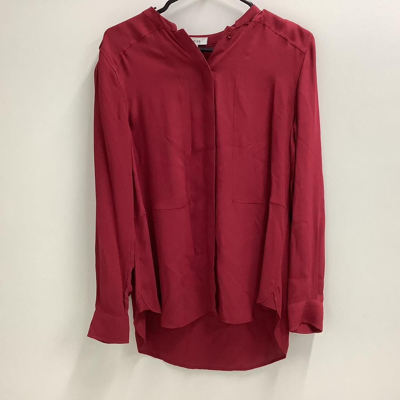 Reiss Women's Red Blouse | Depop