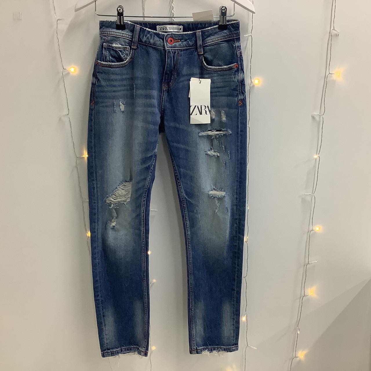 Zara Women's Blue Jeans | Depop