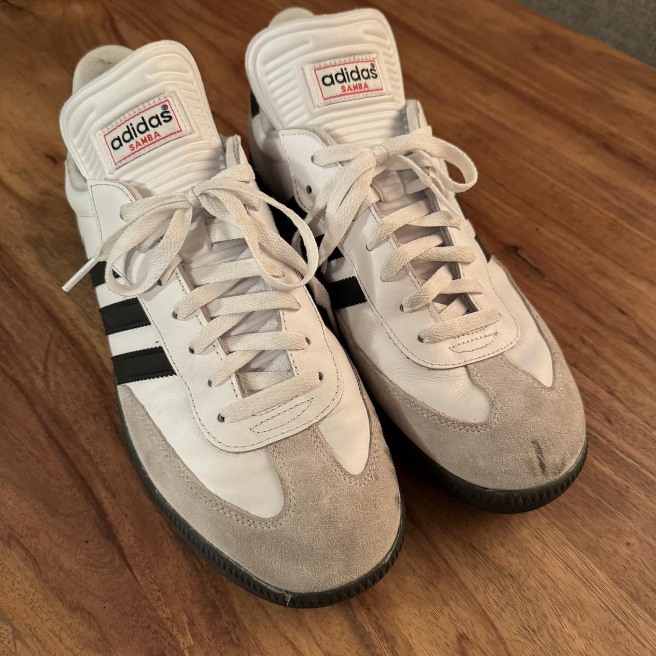 Adidas Samba - 11.5 - barely worn - Depop