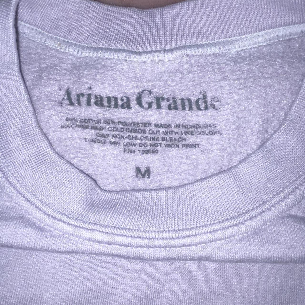 Ariana Grande Women's Purple Sweatshirt | Depop