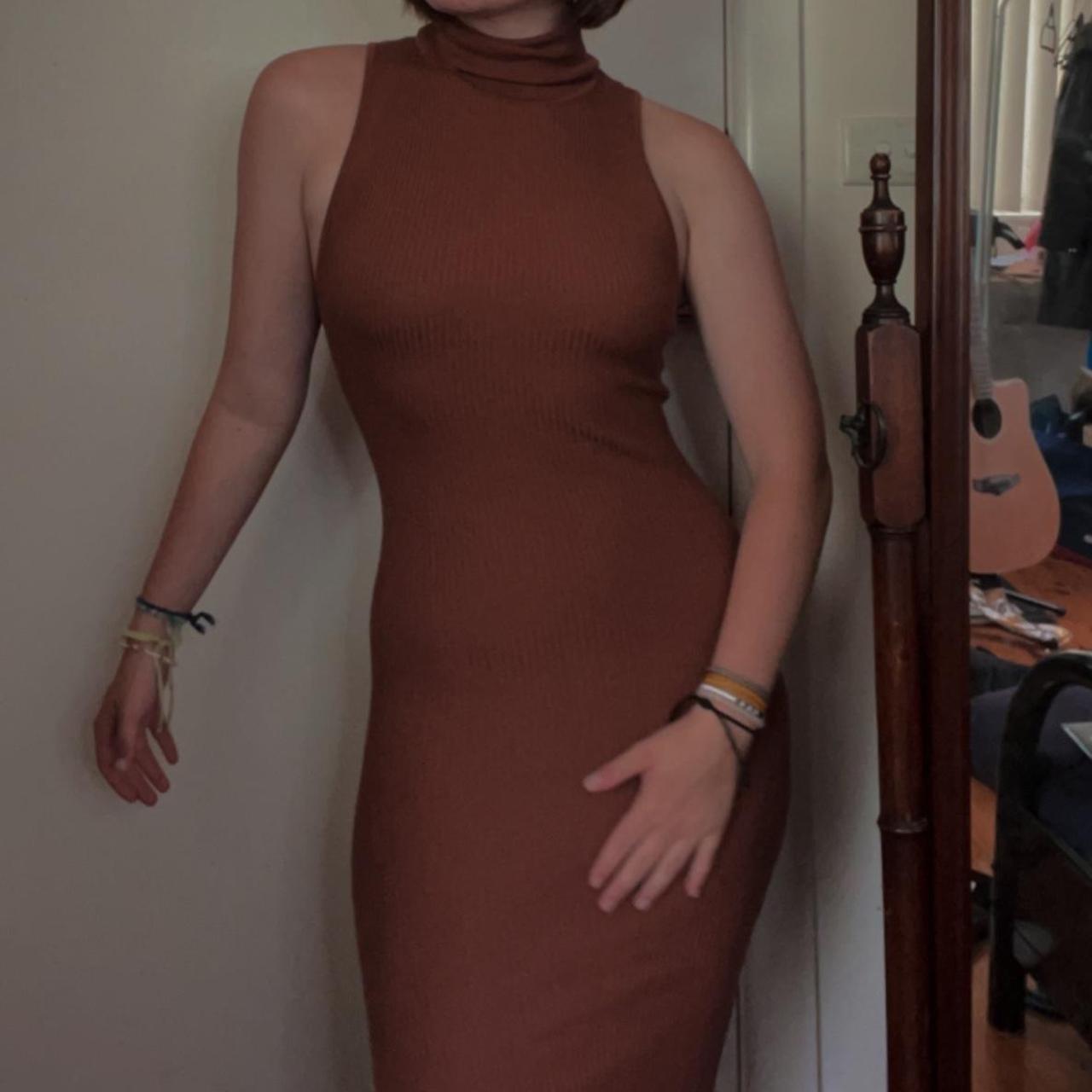 Glassons Women's Brown Dress Depop