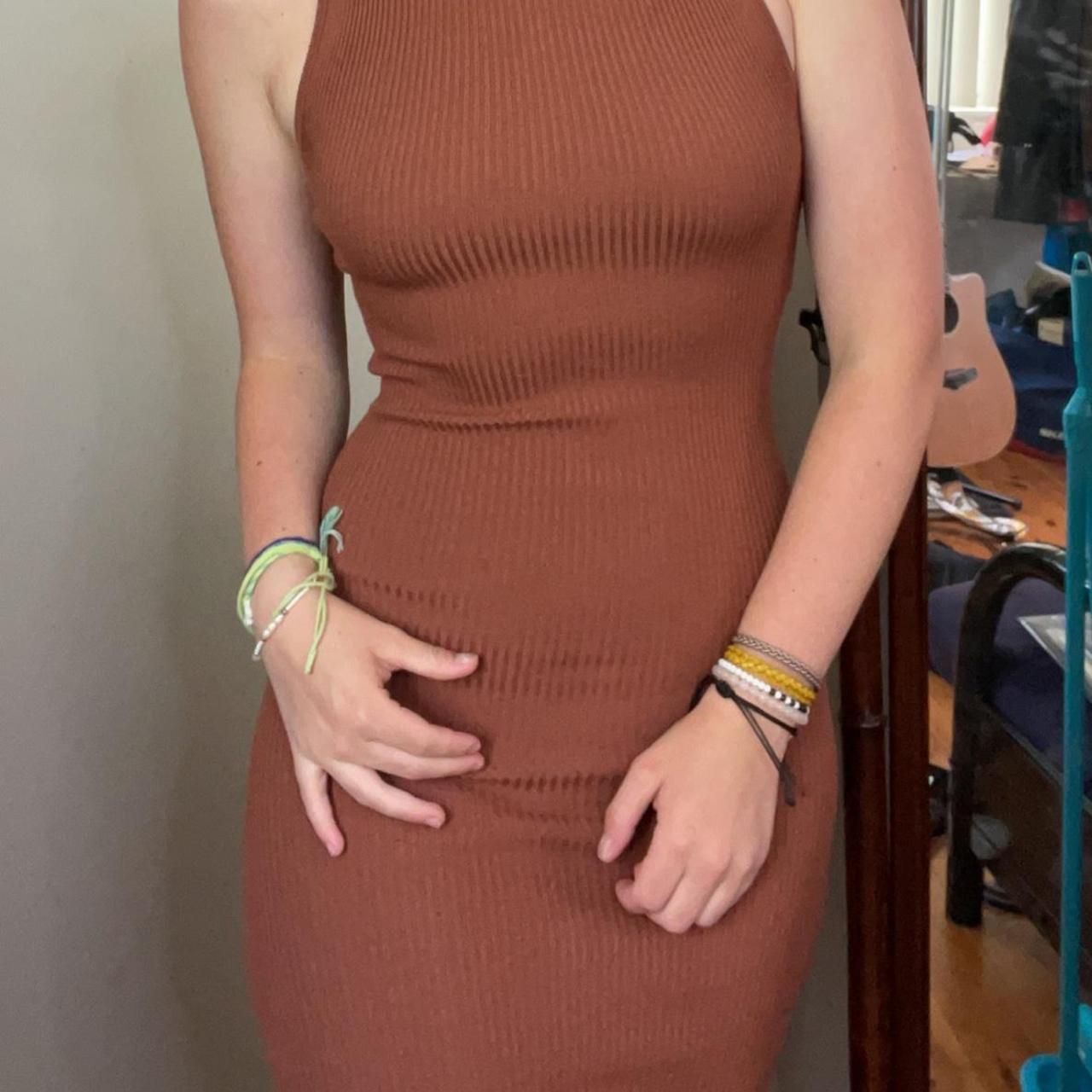 Glassons Women's Brown Dress Depop