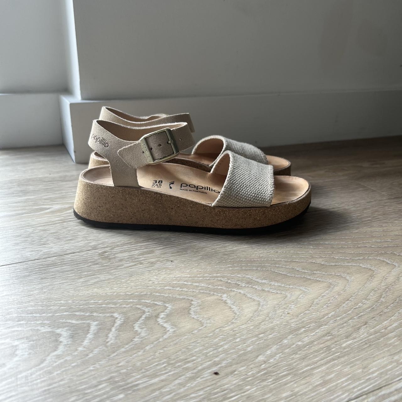 Birkenstock platform sandals Glenda UK size... - Depop