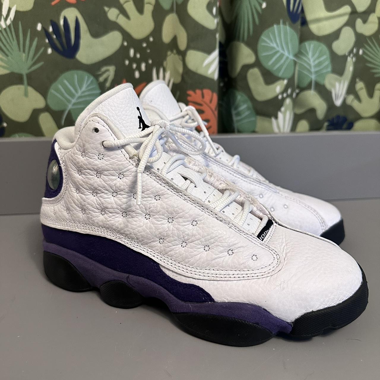13s white and purple