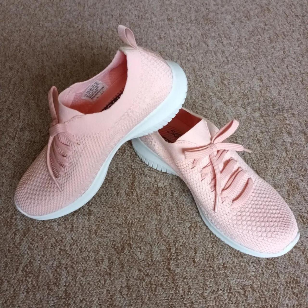 Skechers womens sale pink trainers