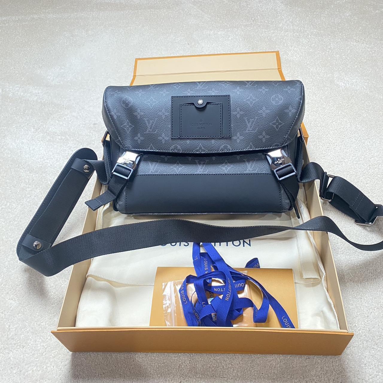 Louis vuitton messenger bag Comes with box & receipt... - Depop