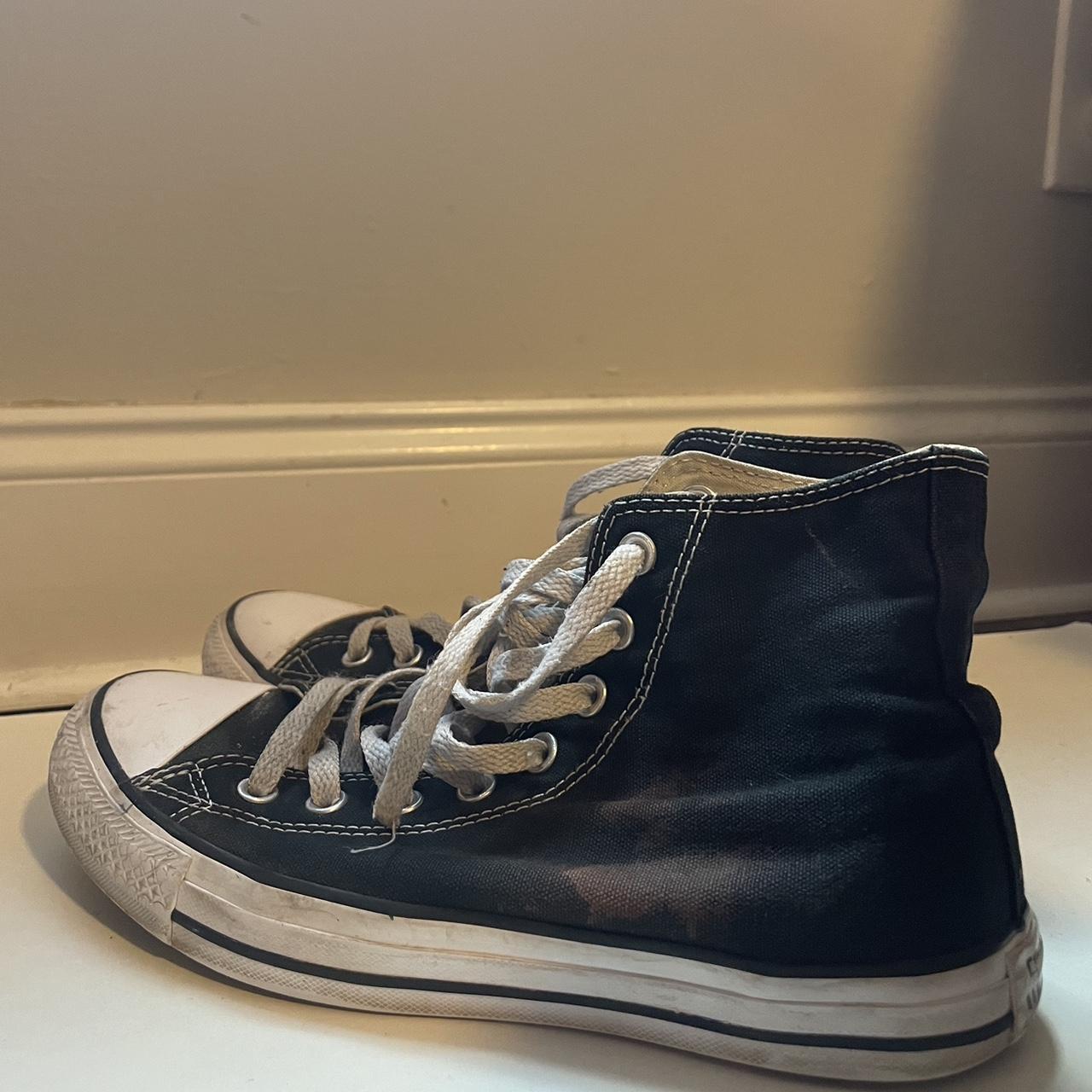 black high top converse womens size 5