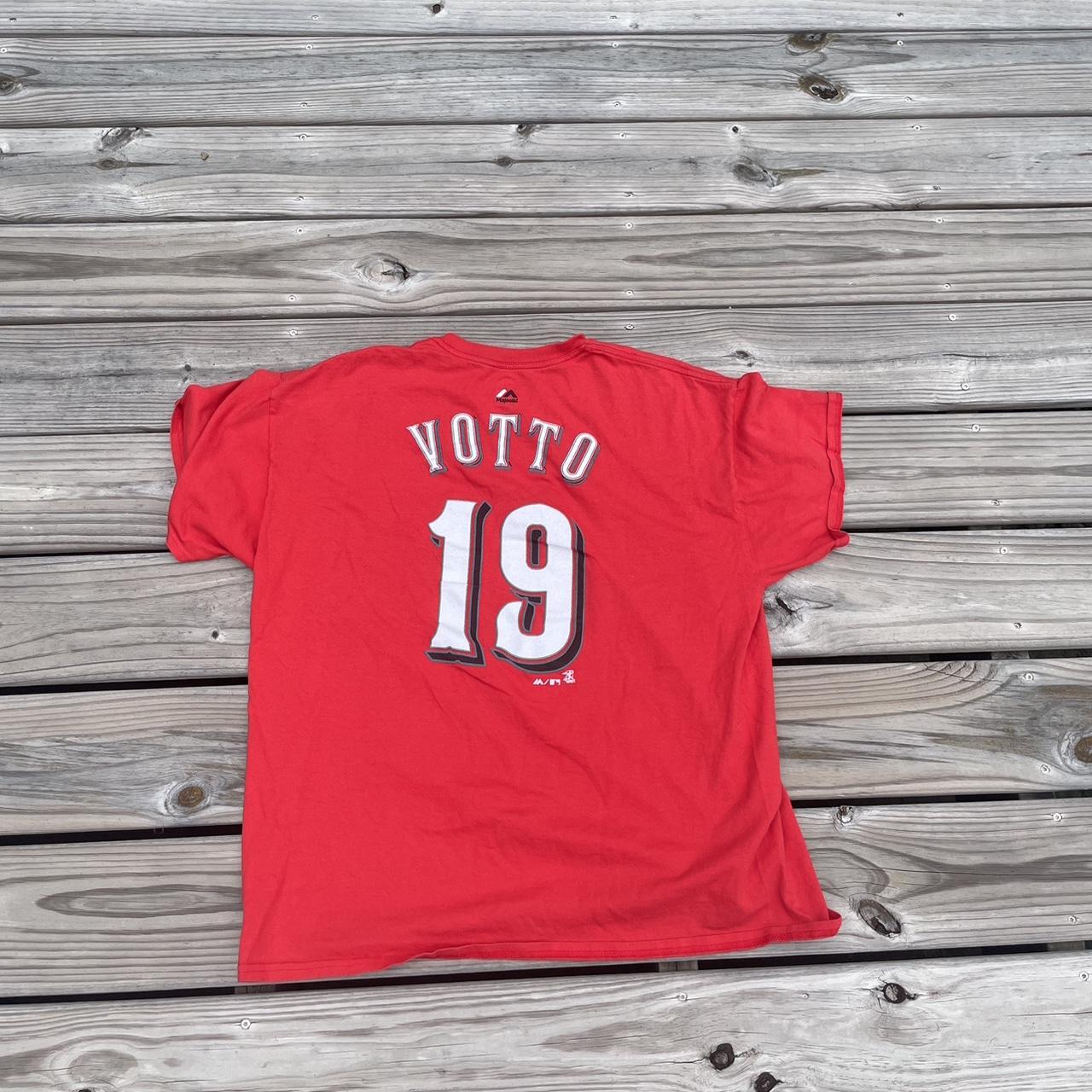 Chicago Reds Joey Votto Jersey Tee Shirt Size - Depop