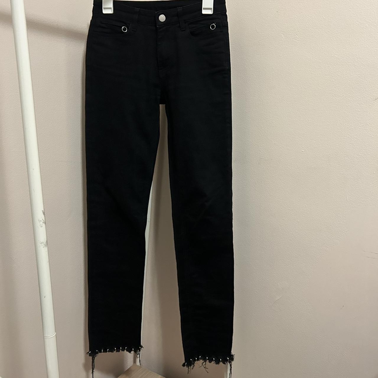 1017 ALYX 9SM Women's Black and Silver Jeans | Depop