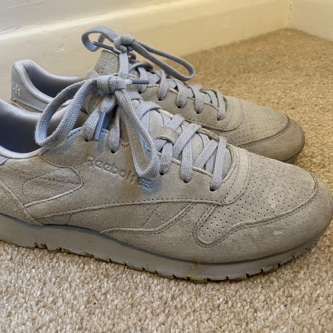 Reebok classic store leather shimmer grey