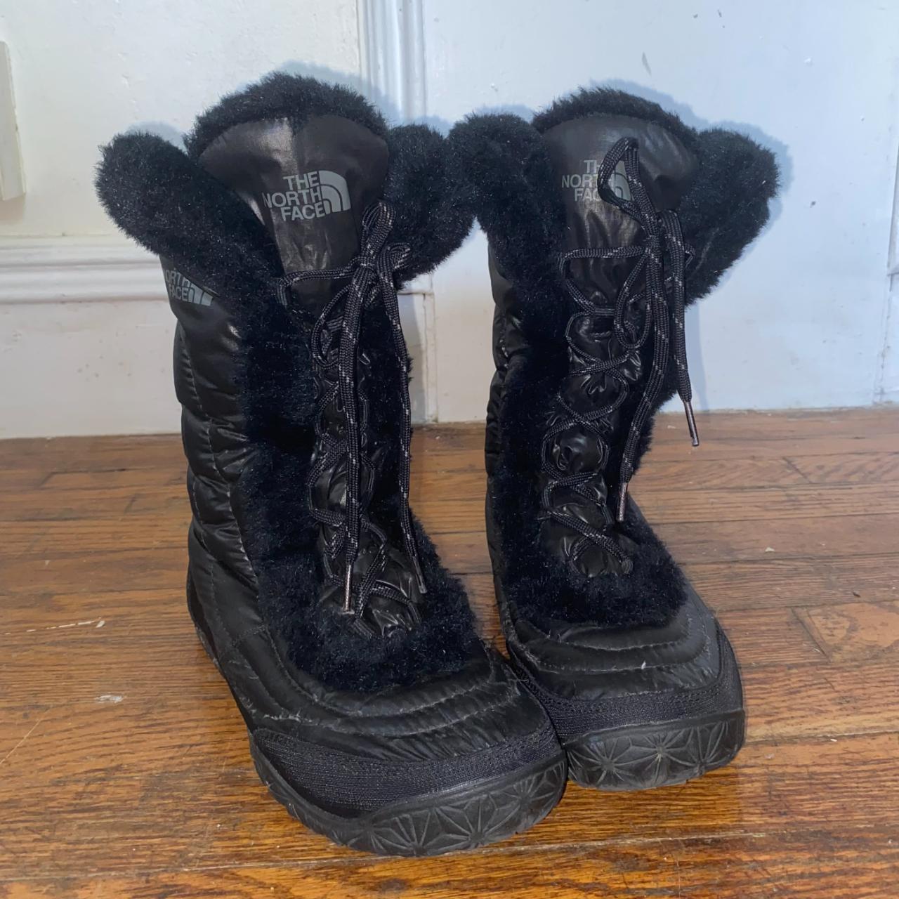 the north face puffer boots