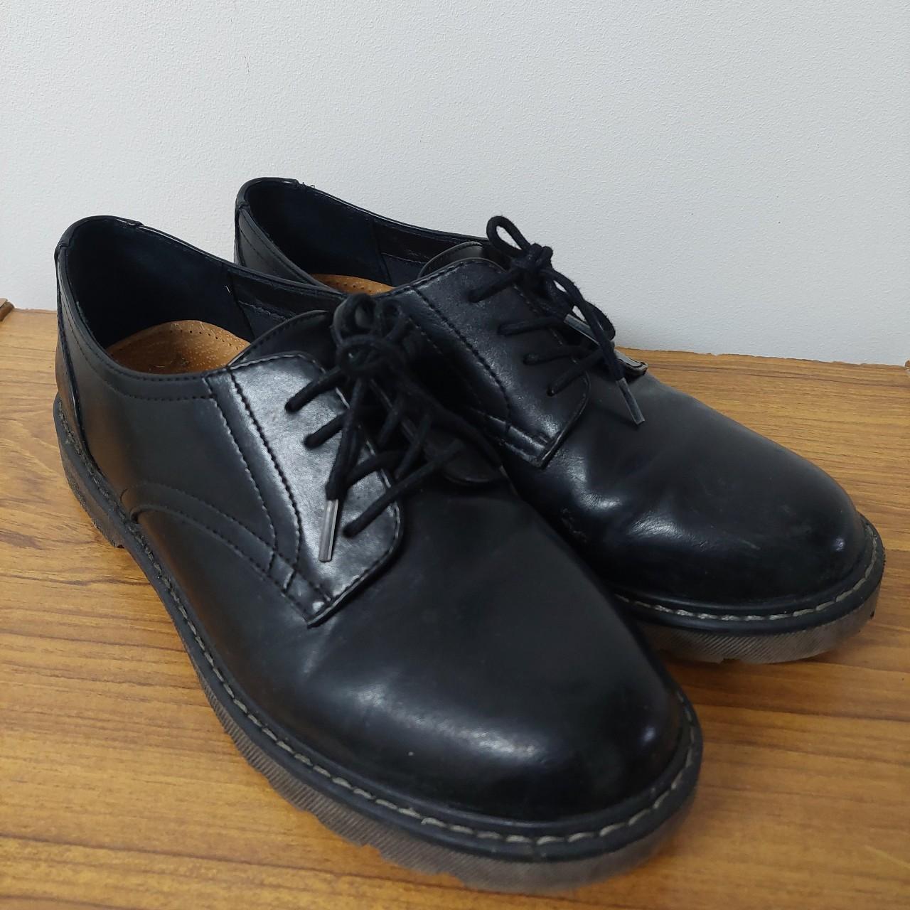 Vintage look Dr Martens dupe leather oxford... - Depop