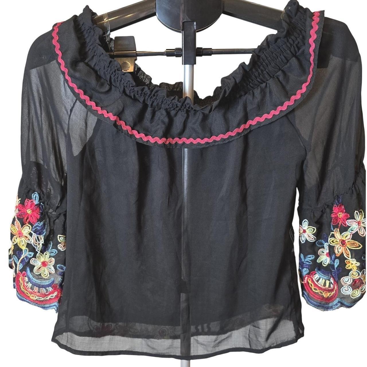 Source Unknown Women's Blouse - Multi - M – Off-T… - image 4