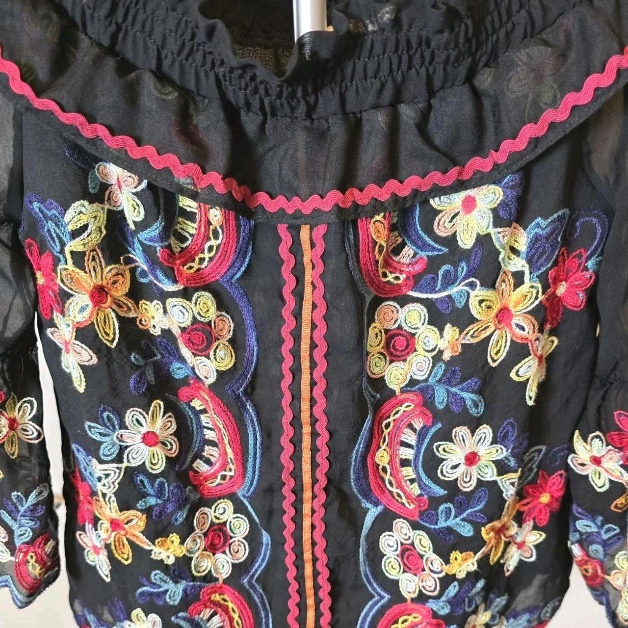 Source Unknown Women's Blouse - Multi - M – Off-T… - image 2