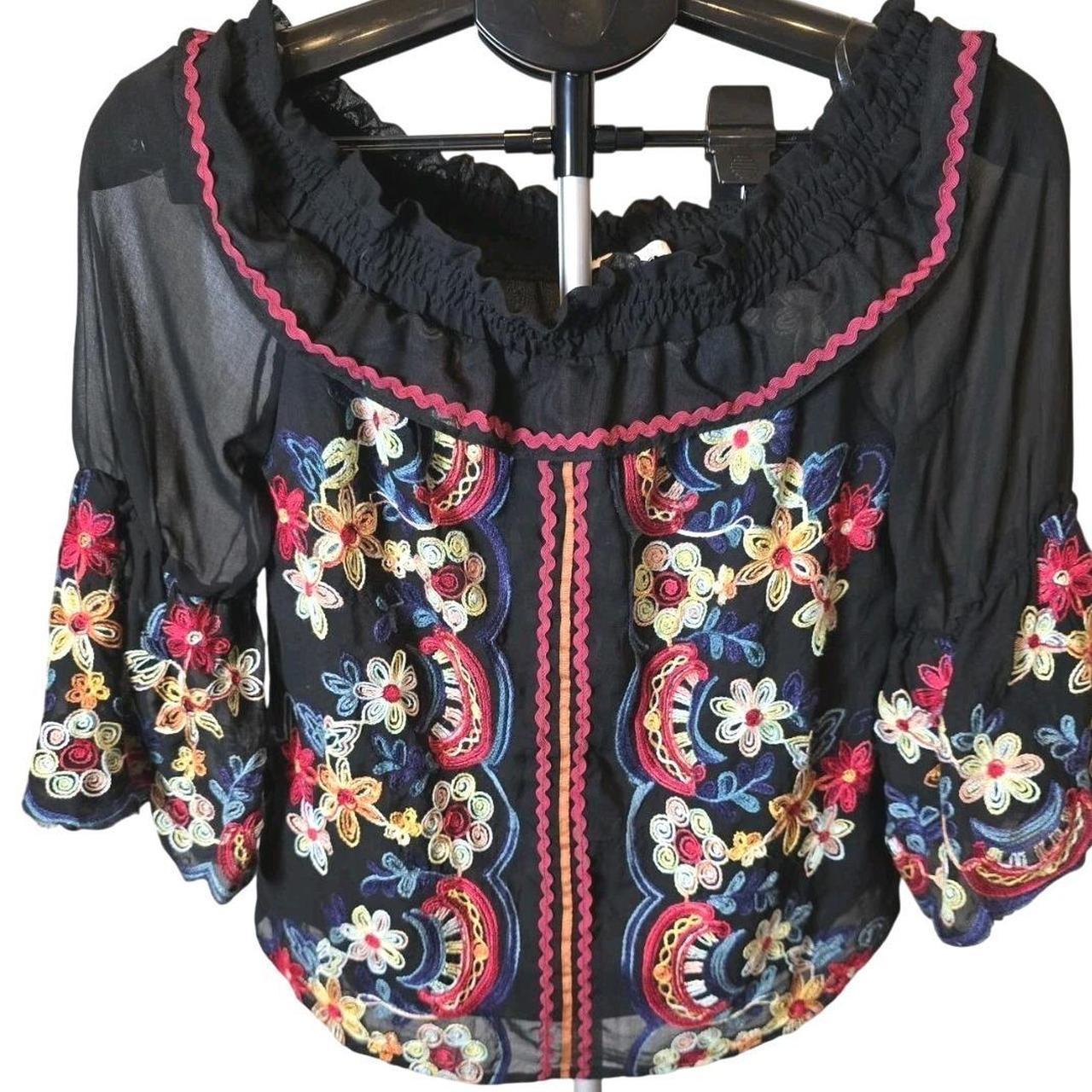 Source Unknown Women's Blouse - Multi - M – Off-T… - image 1