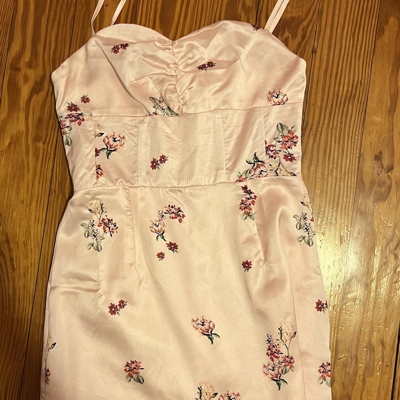 Princess Polly pink Mio mini dress with corset... - Depop