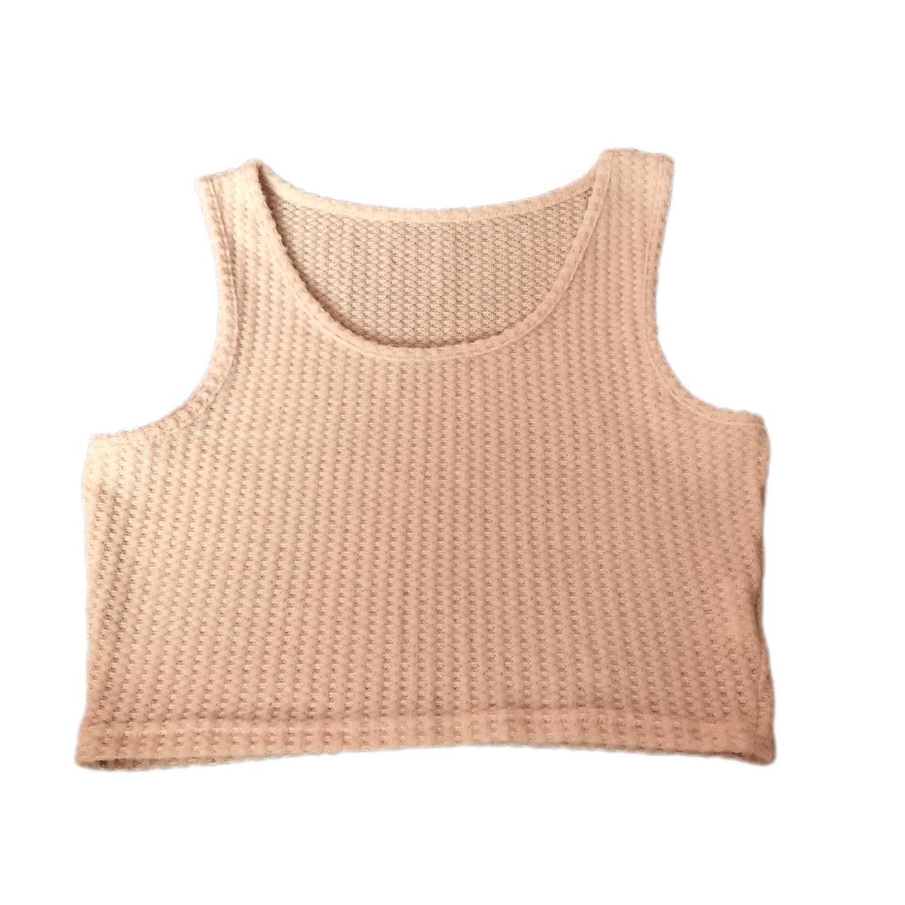Zara limitless contour collection tan crop top. Size - Depop