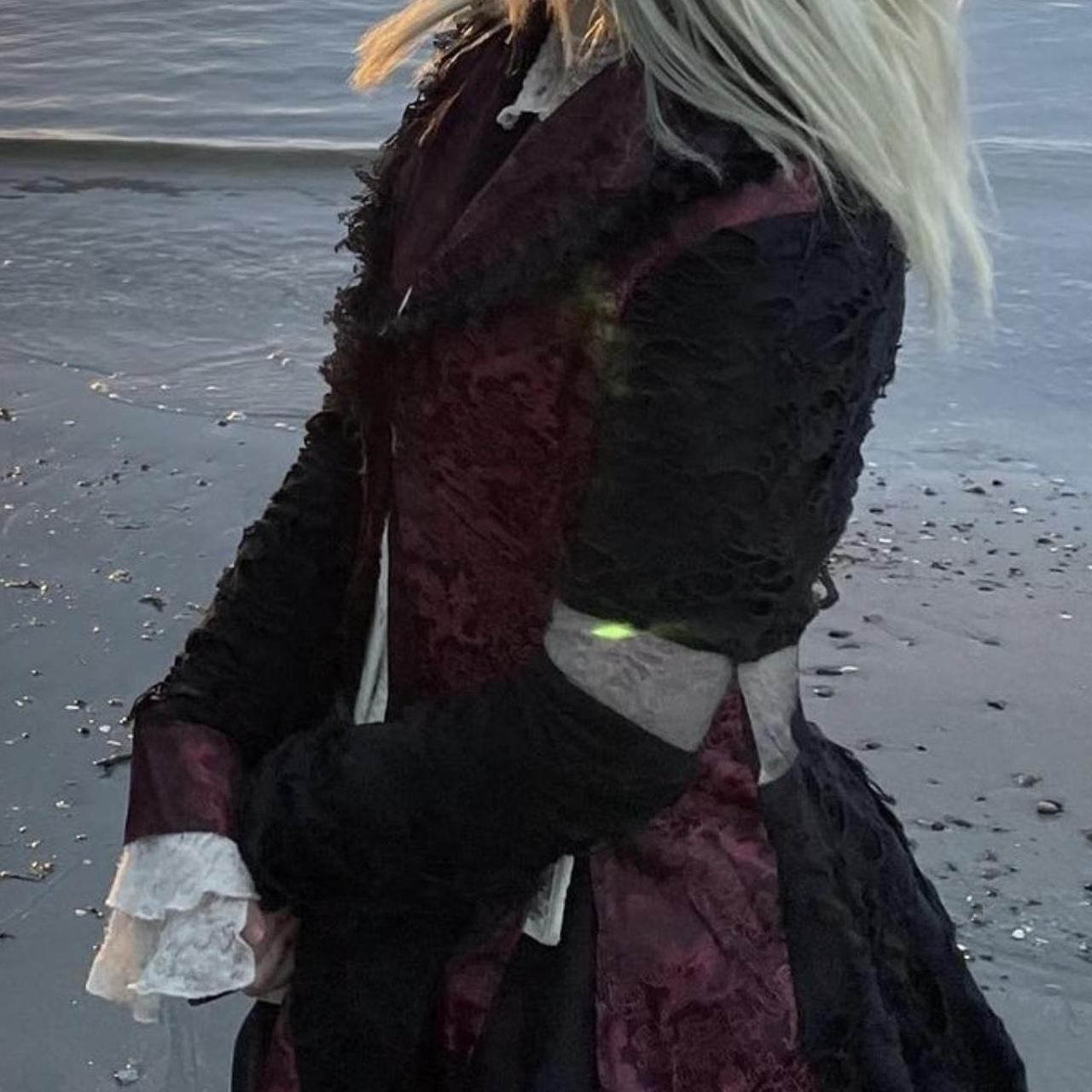 acdc rag cardigan red dragon pattern - Depop