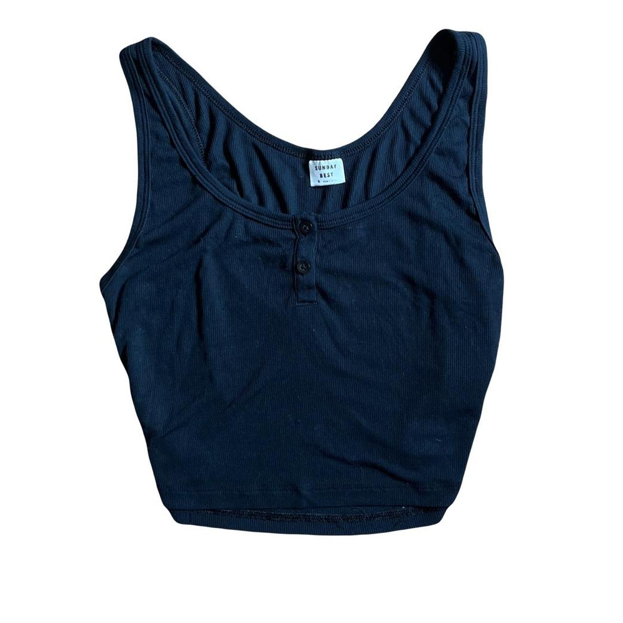 Aritzia Women's Black Vest Depop