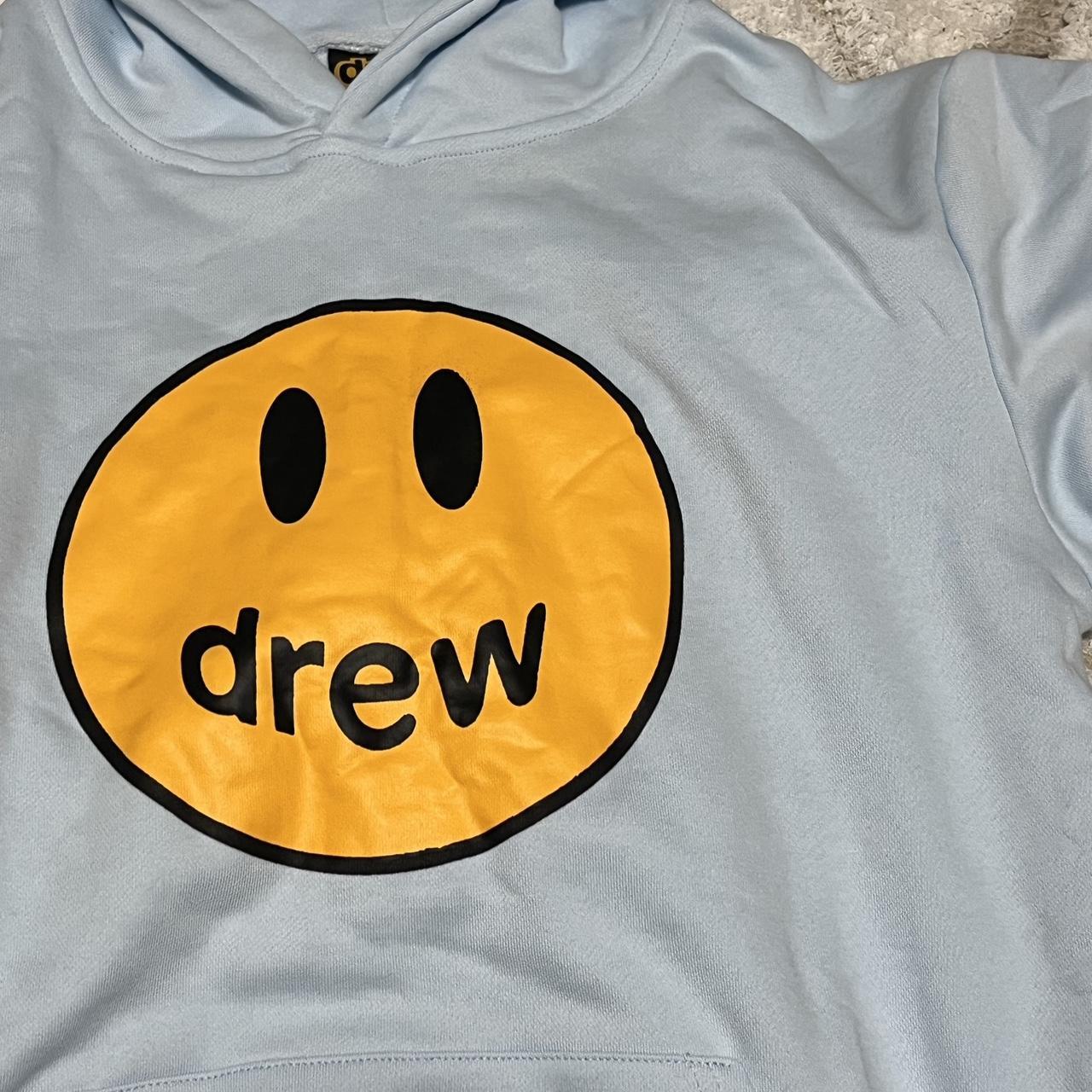 light blue drew house hoodie send offers💓 - Depop