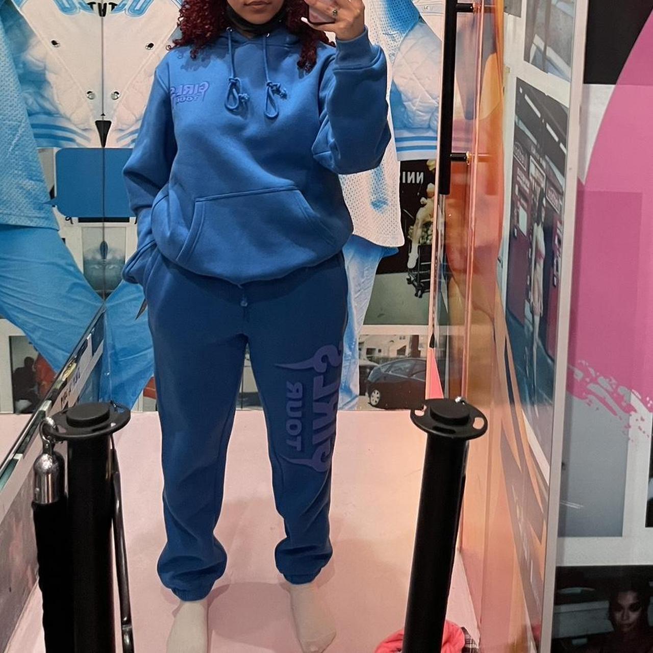 I Am Gia Women S Blue Joggers Tracksuits Depop