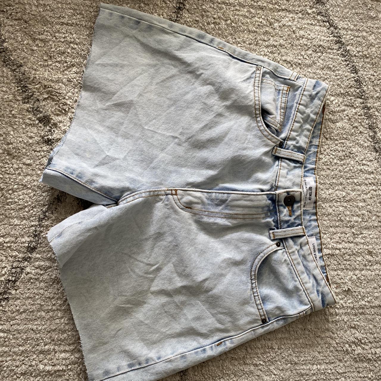 size 10 cotton on jeans cut to shorts. i don’t like... - Depop