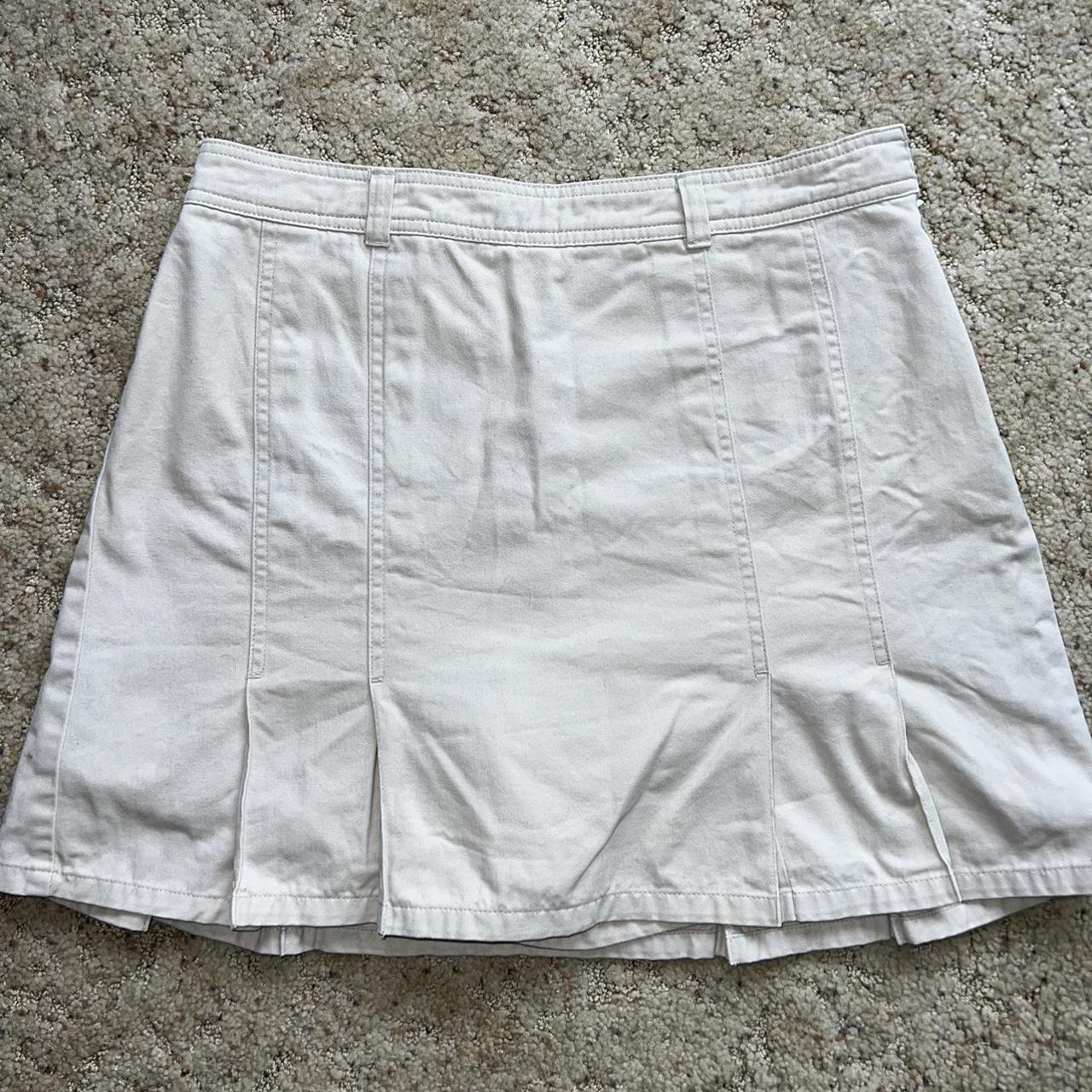 pleated skirt with hidden shorts. 100 cotton size 8 Depop