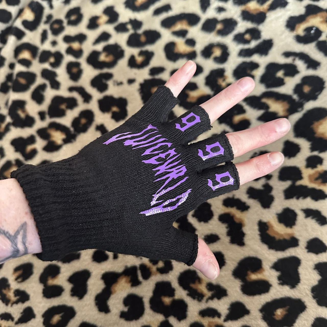 Black JuiceWrld fingerless gloves! THE ONES Depop