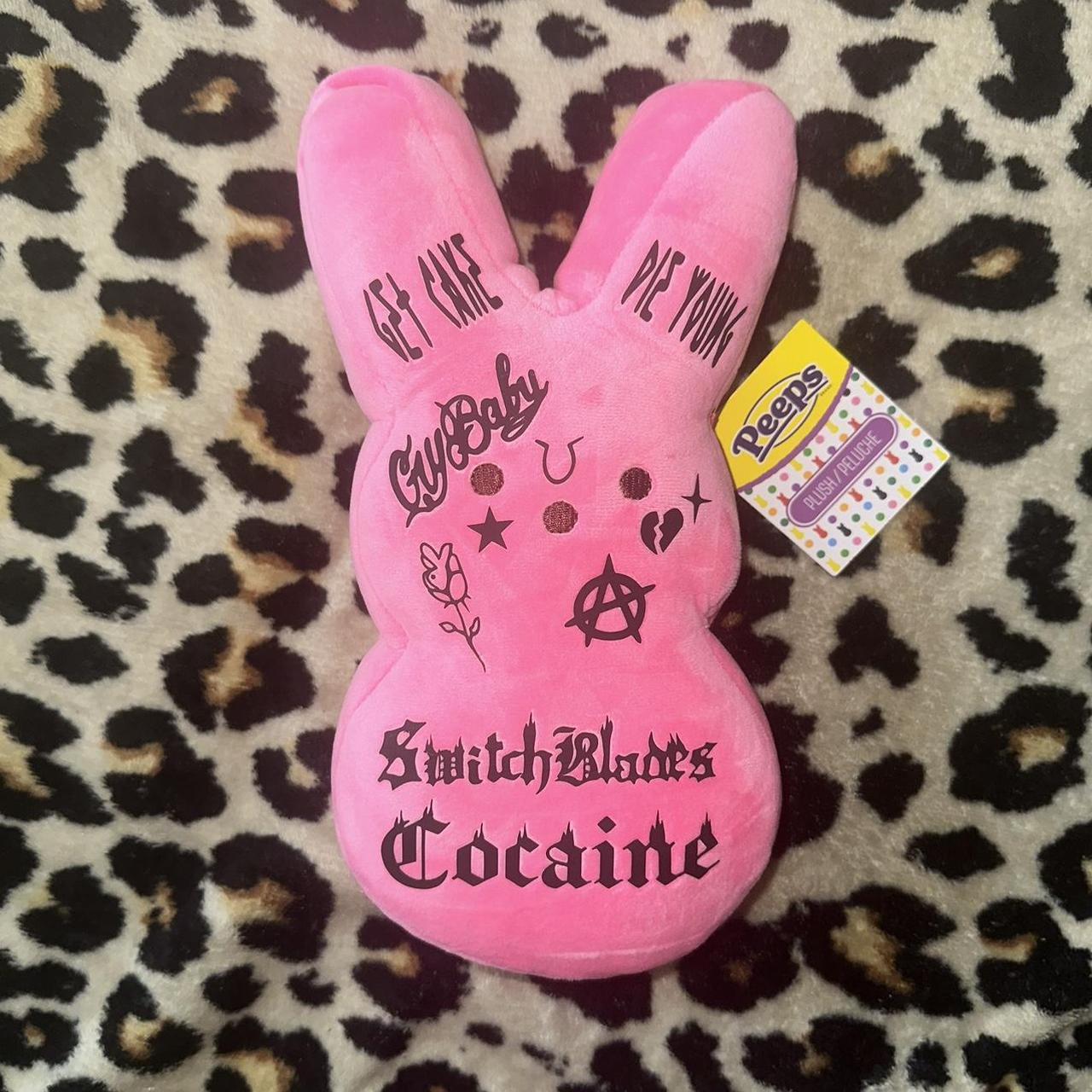 Pink Lil Peep Peluche 4” Pink Fluffy Lil Peep Plush Keychain! BNWT