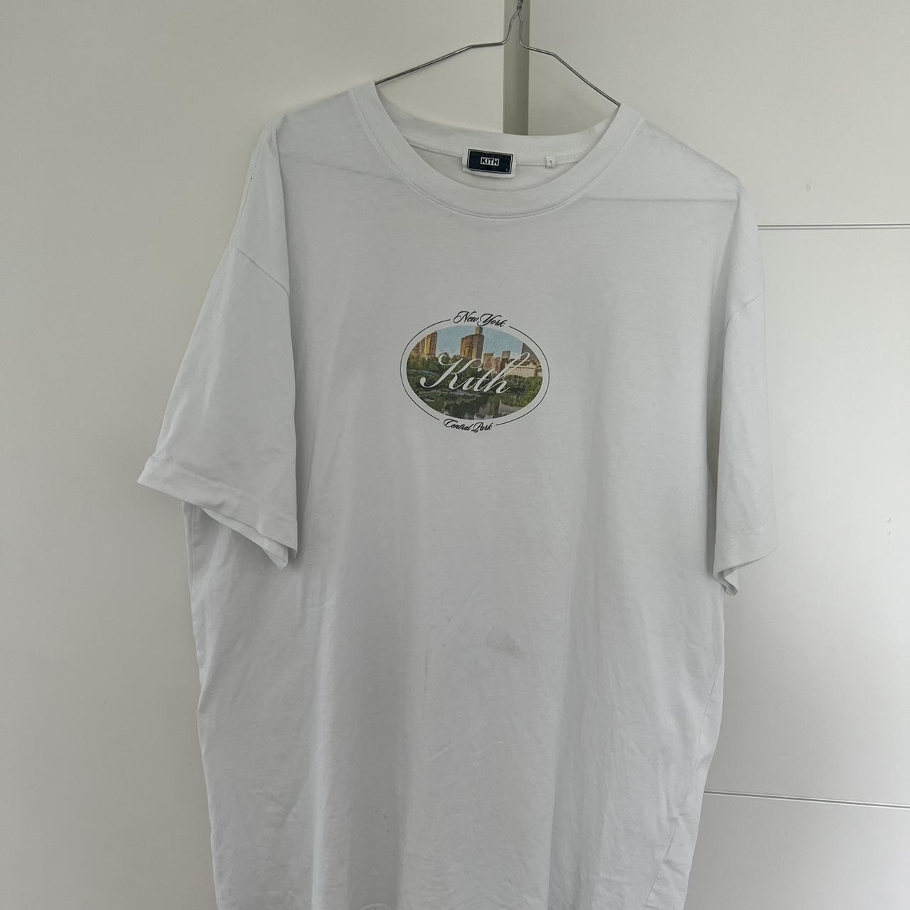 Kith T shirt. White. Central Park NYC design. Bought... - Depop