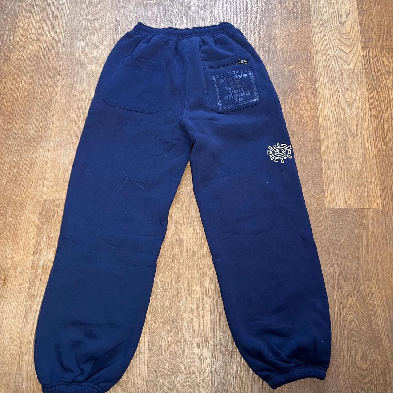 ALWAYS DO WHAT YOU SHOULD DO NAVY BLUE JOGGERS... Depop