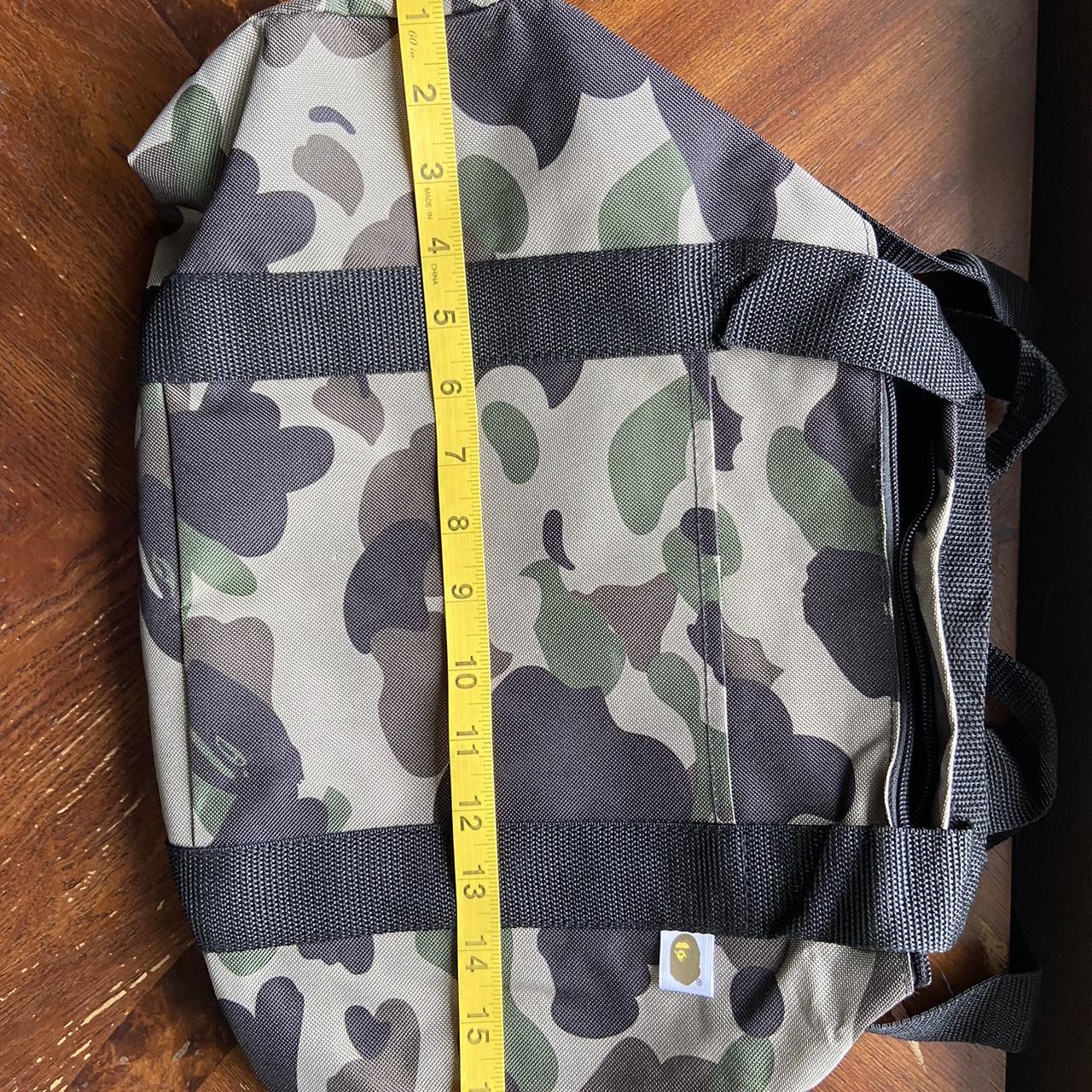 BAPE CAMO Drum Duffel Bag 2 Pocket Compartments Depop