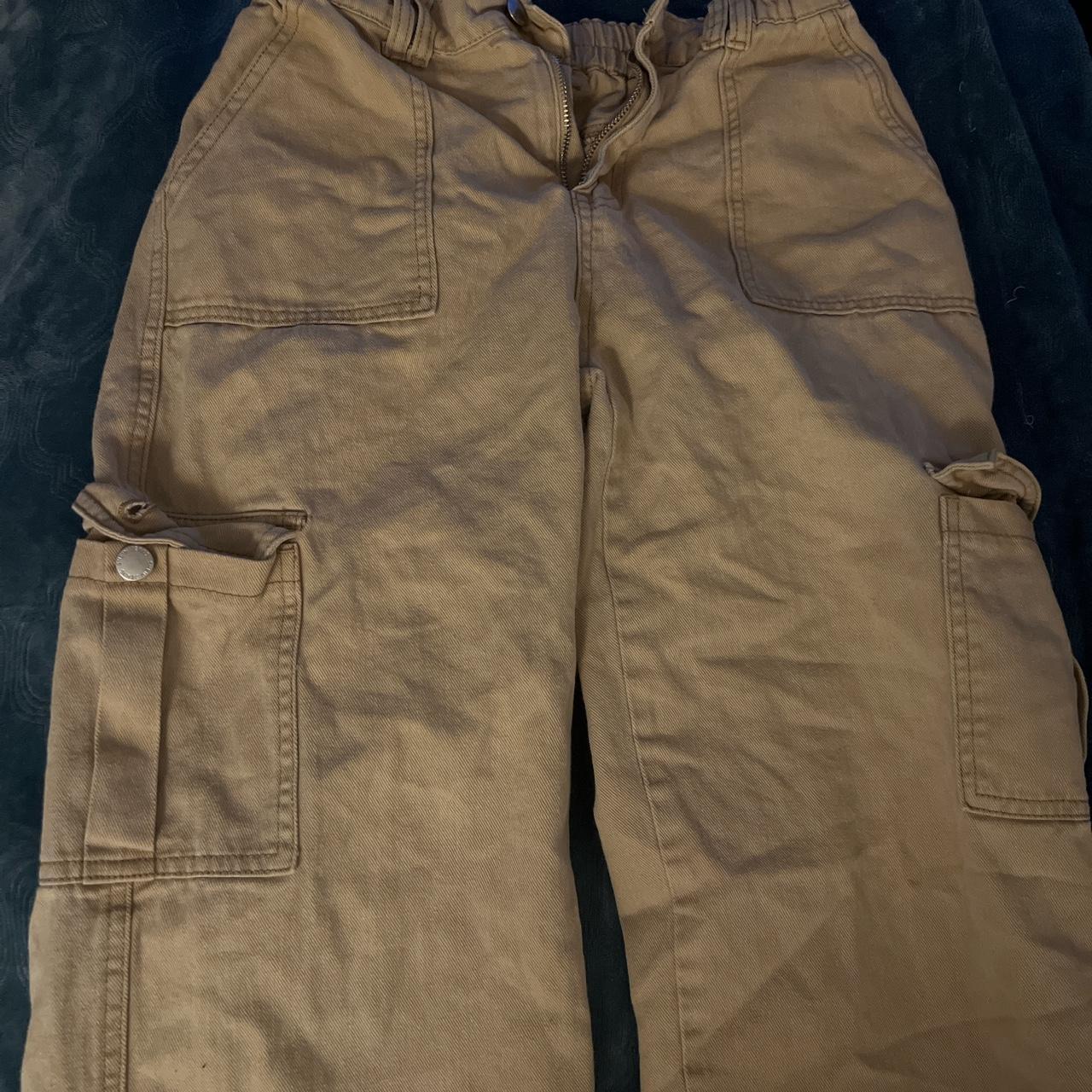 Baggy cargo pants From shien Size : petite M - Depop