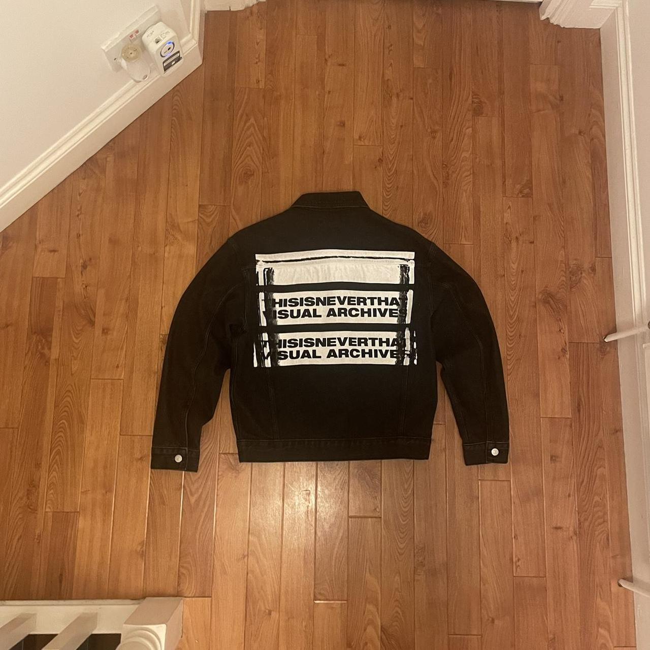 Off white store firetape denim jacket