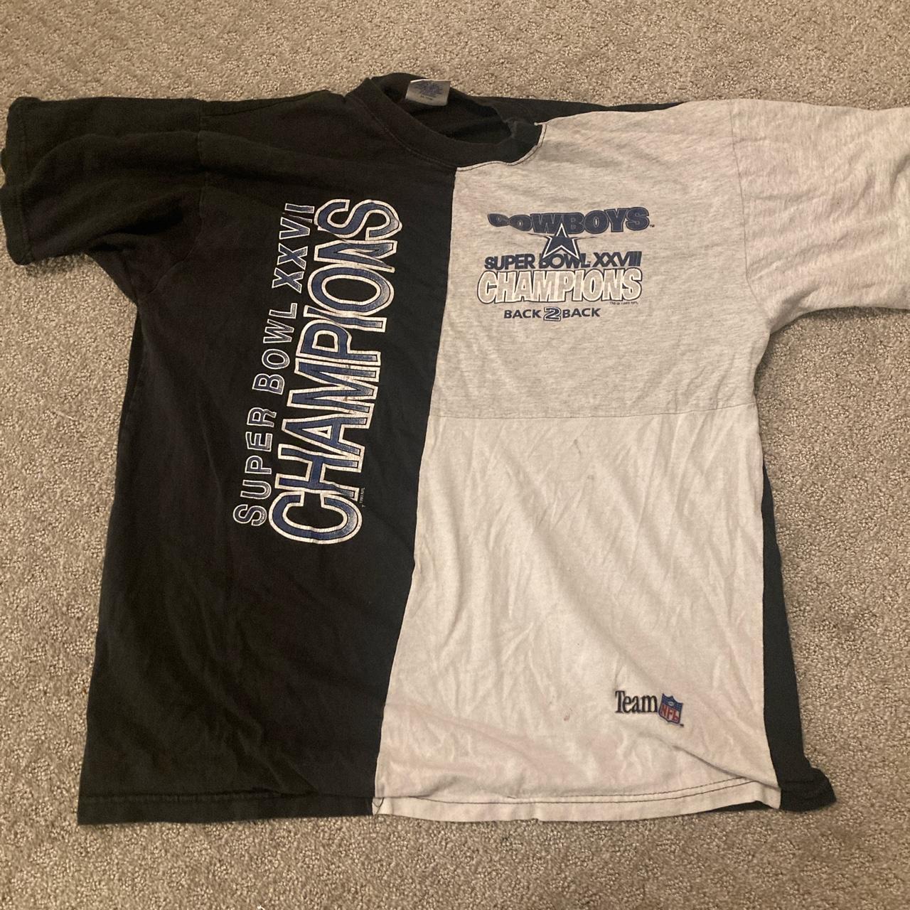 Vintage Dallas Cowboys 1993 Super Bowl Champions T Shirt Tee 