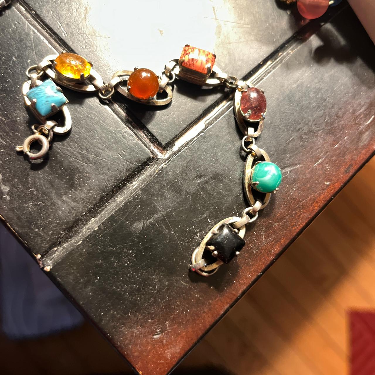 Women's Bracelet - Multi – Silver tone multi-colo… - image 1