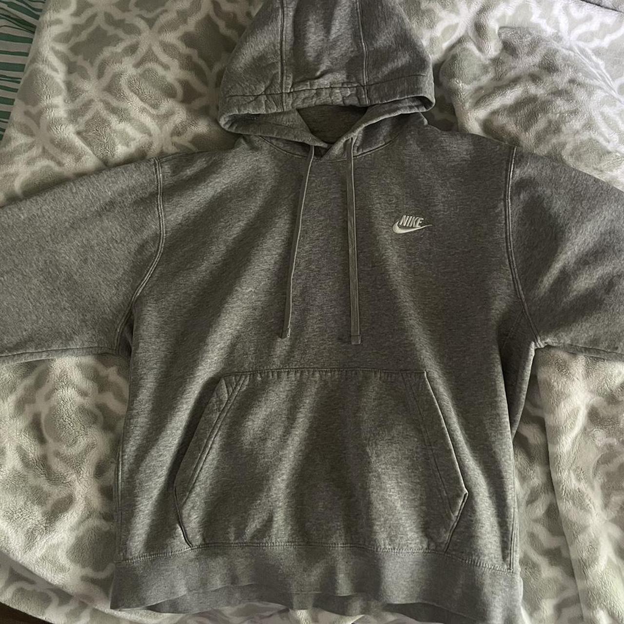 nike training hoodie grey