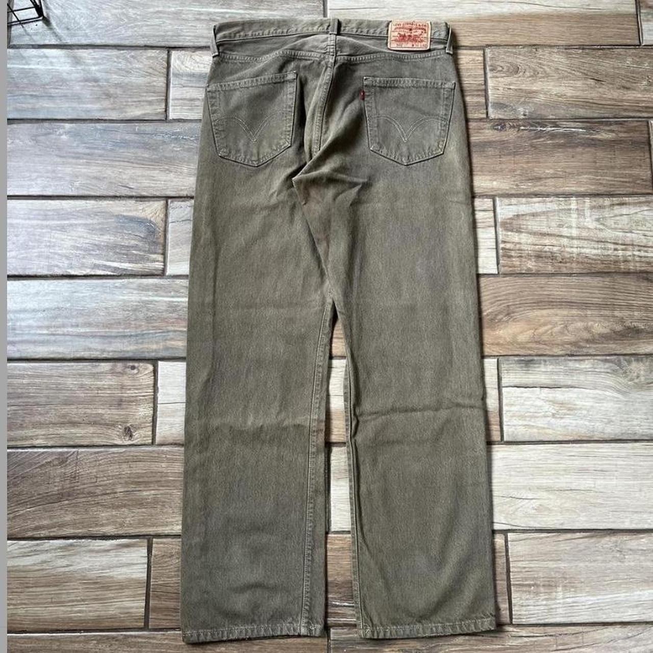 Levis 501 olive best sale green