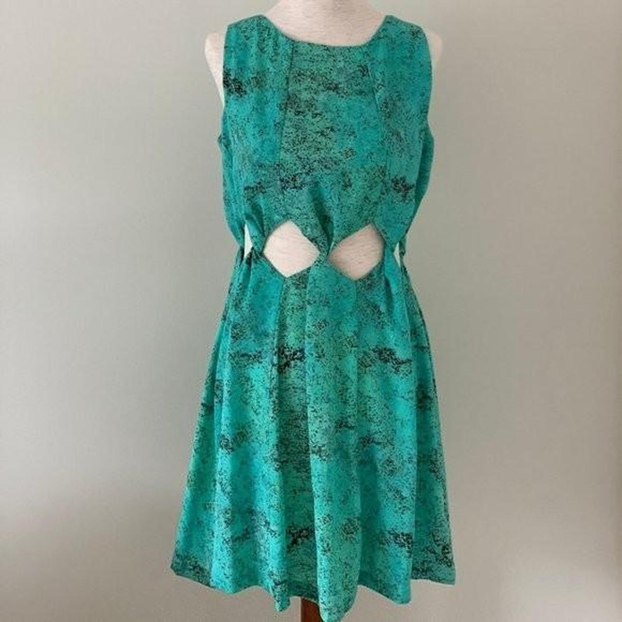 Treasure by Samantha Pleet Alchemy turquoise dress... - Depop