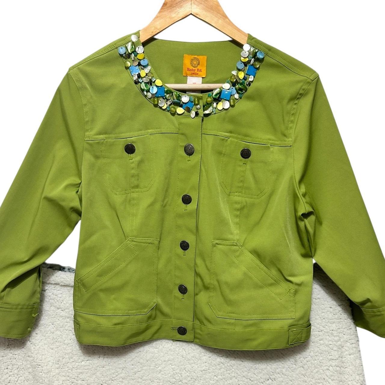 Ruby Rd. Women's Blazer Jacket - Green - 12 – Rub… - image 1
