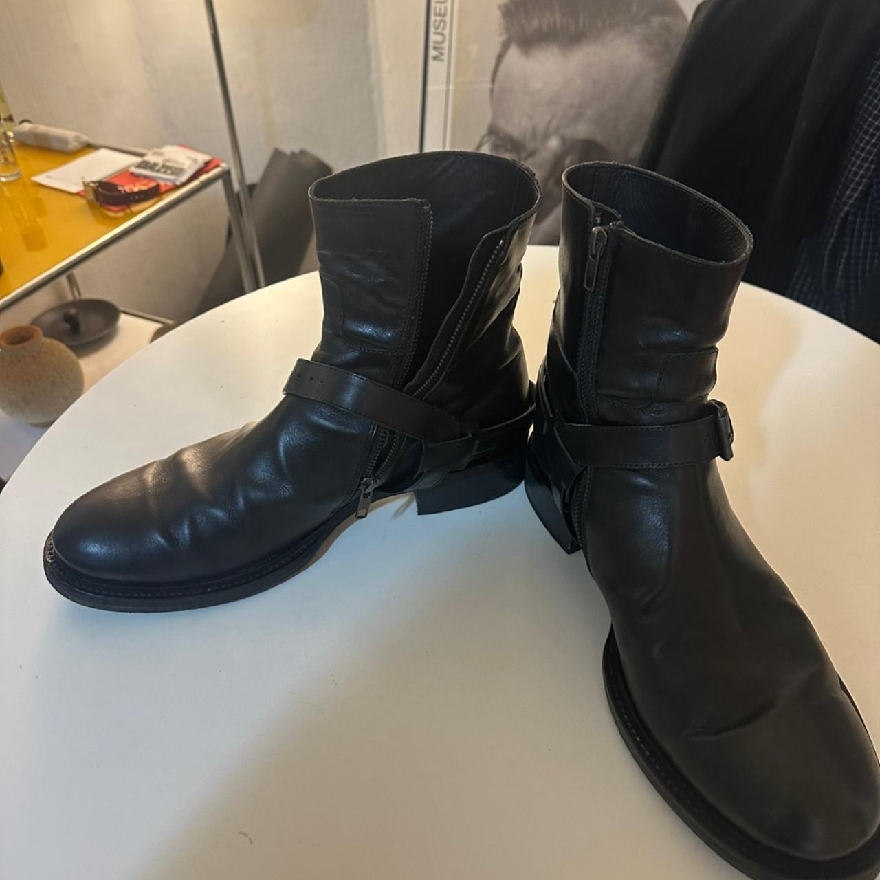 ann demeulemeester ankle boots
